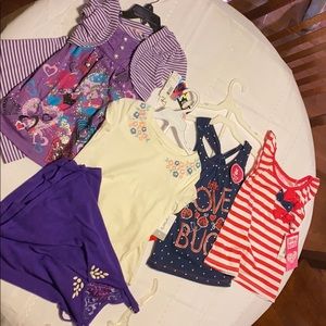 Girls size 6 summer outfits.